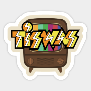 Tiswas Vintage UK 1970s kids TV Sticker